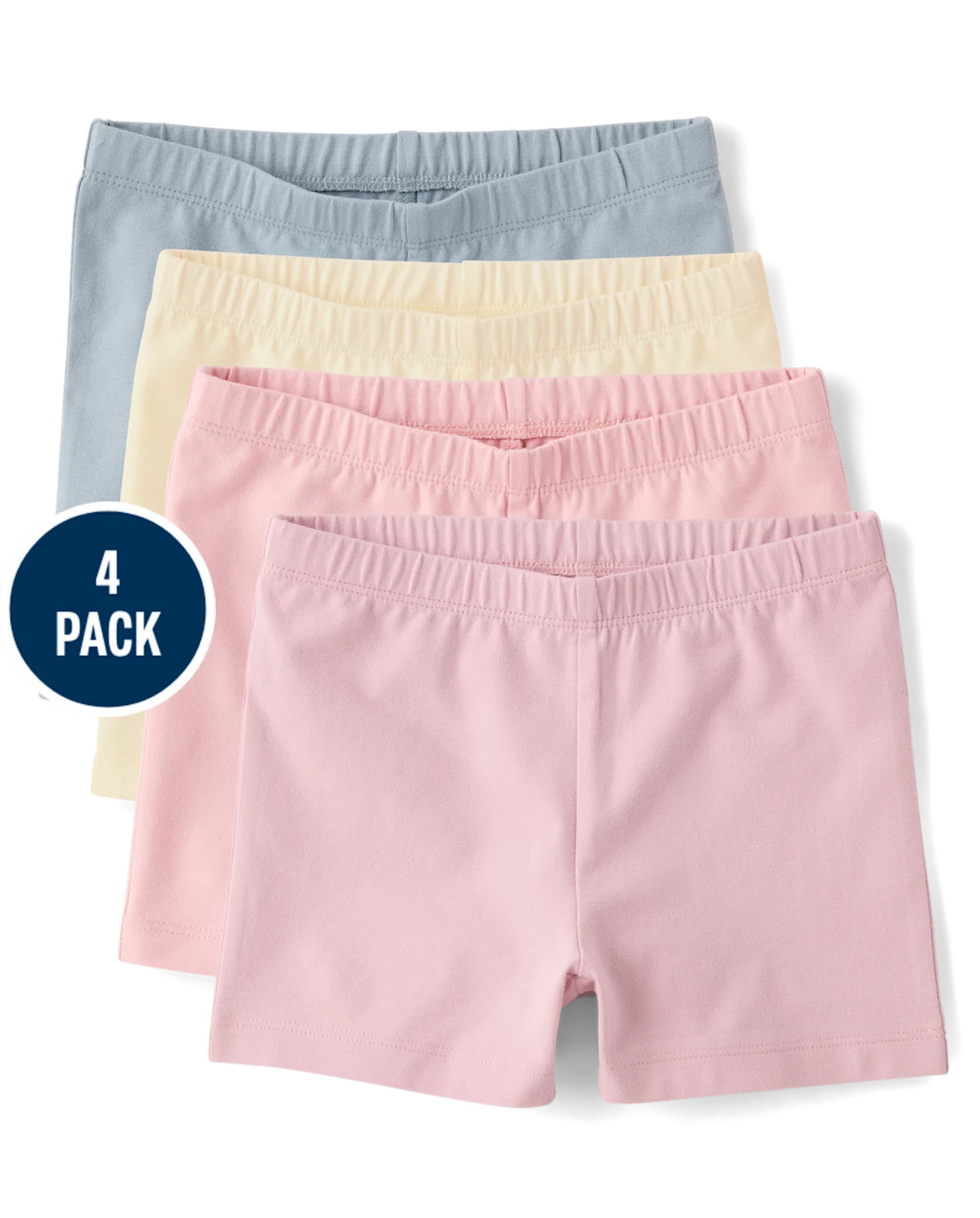 Girls Cartwheel Shorts 4-Pack - cream | The Children's Place