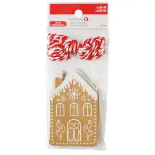 Kraft Brown & White Snowy House Tags, 20ct. by Celebrate It™ | Michaels | Michaels Stores