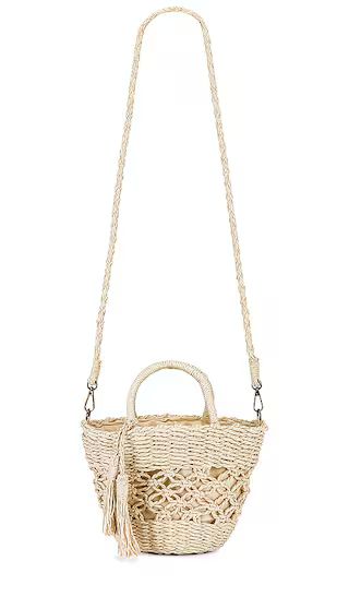 Straw Tote Bag in Straw | Revolve Clothing (Global)