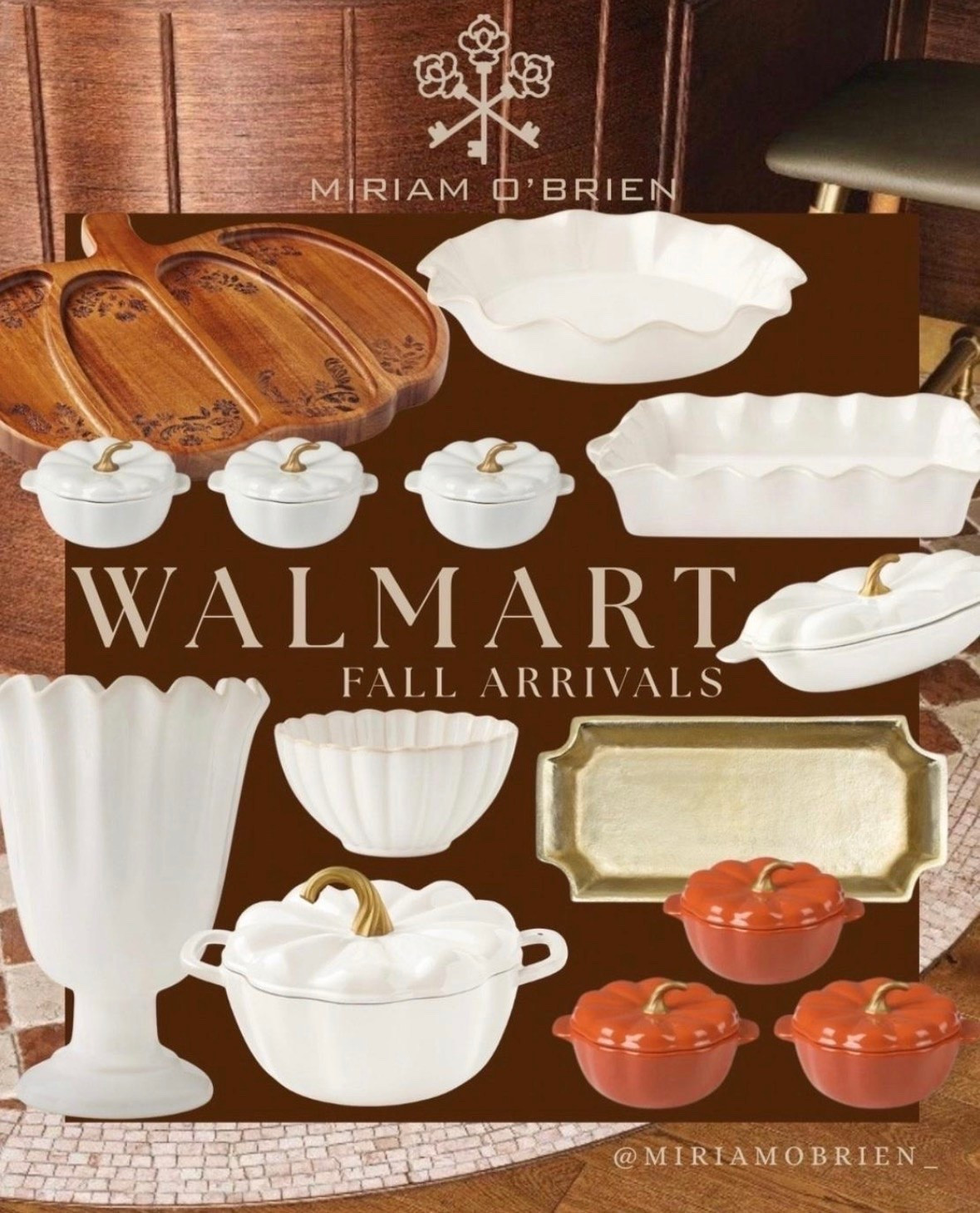 Fall entertaining just got prettier 🤎 These Walmart fall arrivals are giving classic, timeless, and elevated. I’m loving the white serving pieces, pumpkin-inspired dishes, baking pieces, and neutral tableware. Perfect for Thanksgiving, fall dinners, hosting guests, or adding a little seasonal charm to your kitchen. 🍁✨
Follow @miriamobrien on Instagram & TikTok for more finds!
#WalmartFinds #WalmartHome #FallTableware #ThanksgivingTable #FallKitchen #ServingDishes #FallDecor #HomeFinds

#LTKOver40 #LTKHome #LTKSeasonal