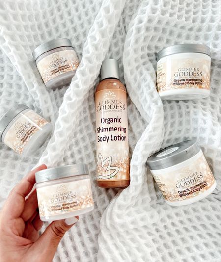 Glimmer Goddess brings out your natural goddess glow. Perfect for summer and stays on even in the pool. Rose Gold in level 3 is my personal favorite. 

#glimmergoddess #skincare #shimmerbodybutter #shimmerbodylotion #summermusthave

#LTKFestival #LTKBeauty #LTKGiftGuide