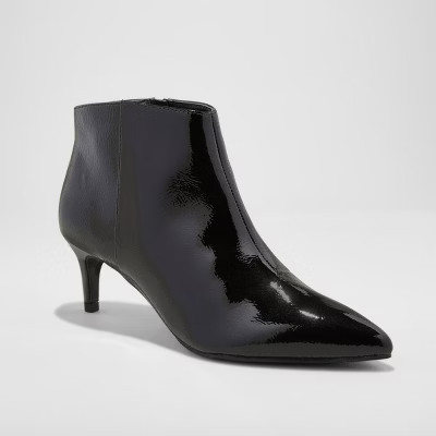 Women's Dominique Pointed Kitten Heel Booties - A New Day™ | Target