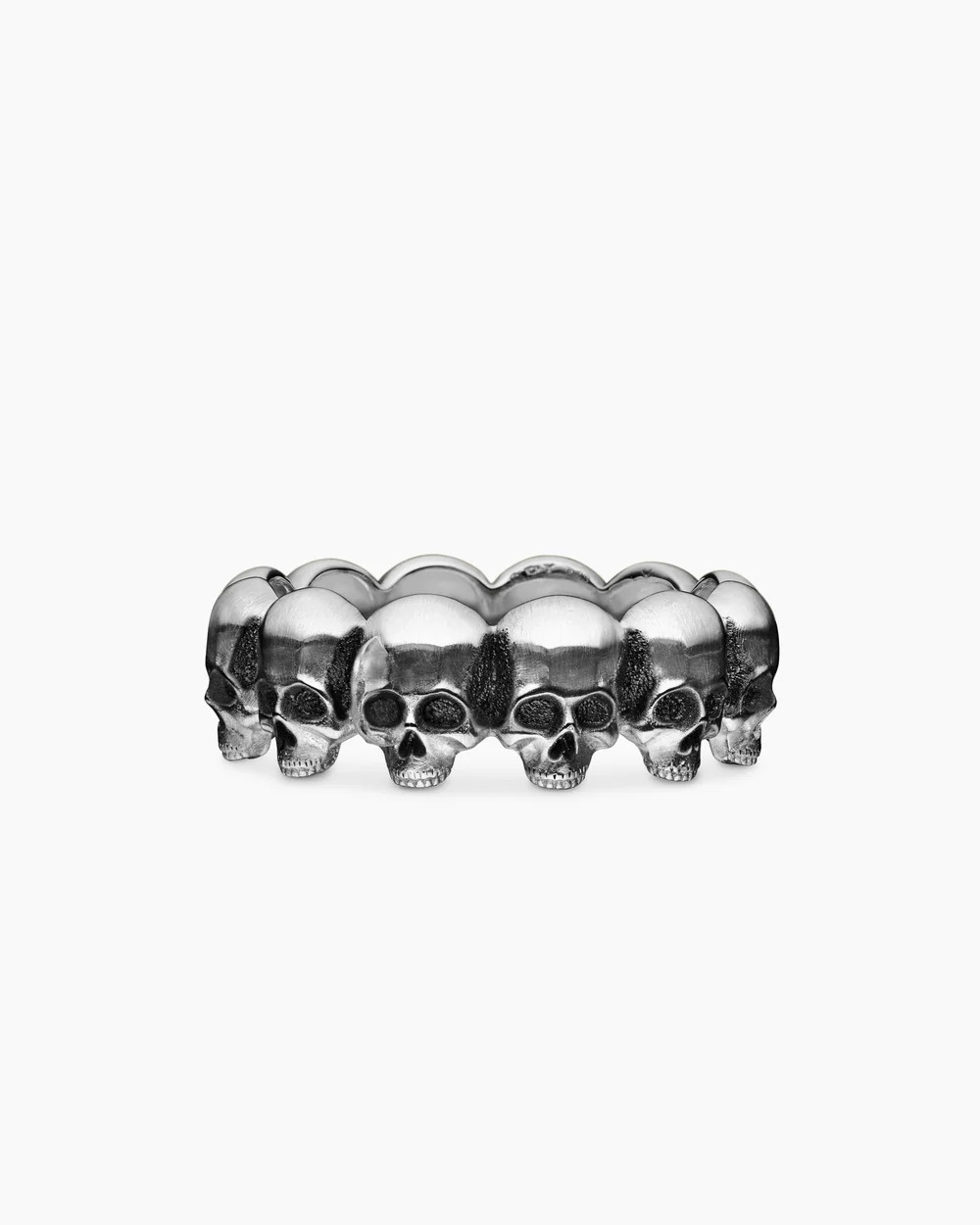 David Yurman | Memento Mori Skull Band Ring in Sterling Silver, 8.5mm | David Yurman