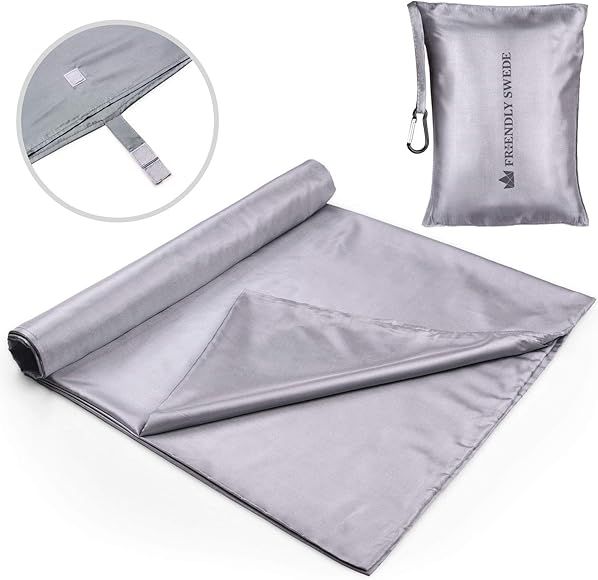 The Friendly Swede Sleeping Bag Liner - Travel Sheets for Camp Bedding, Lightweight in Polyester ... | Amazon (US)