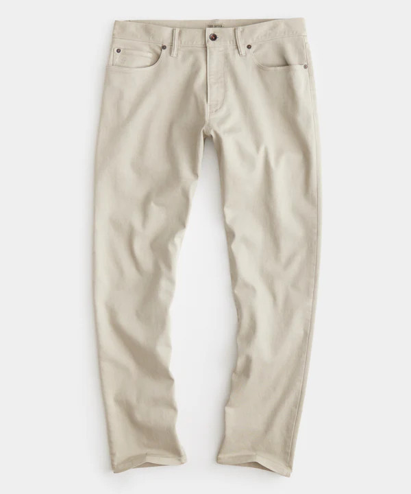 Slim Fit 5-Pocket Chino in Manor Grey | Todd Snyder