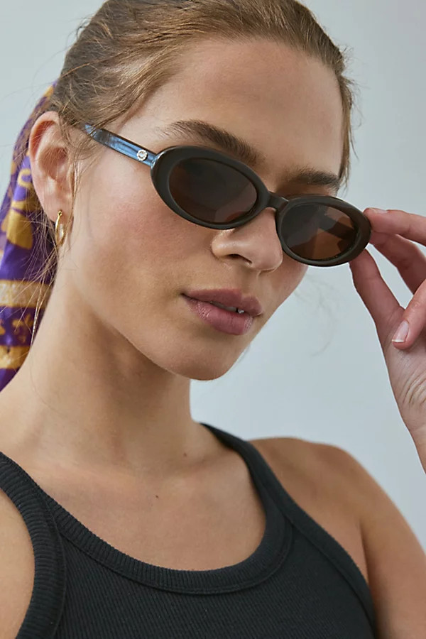 Crap Eyewear The Sweet Leaf Sunglasses in Espresso Bio/Polarized Amber, Women's at Urban Outfitters | Urban Outfitters (US and RoW)