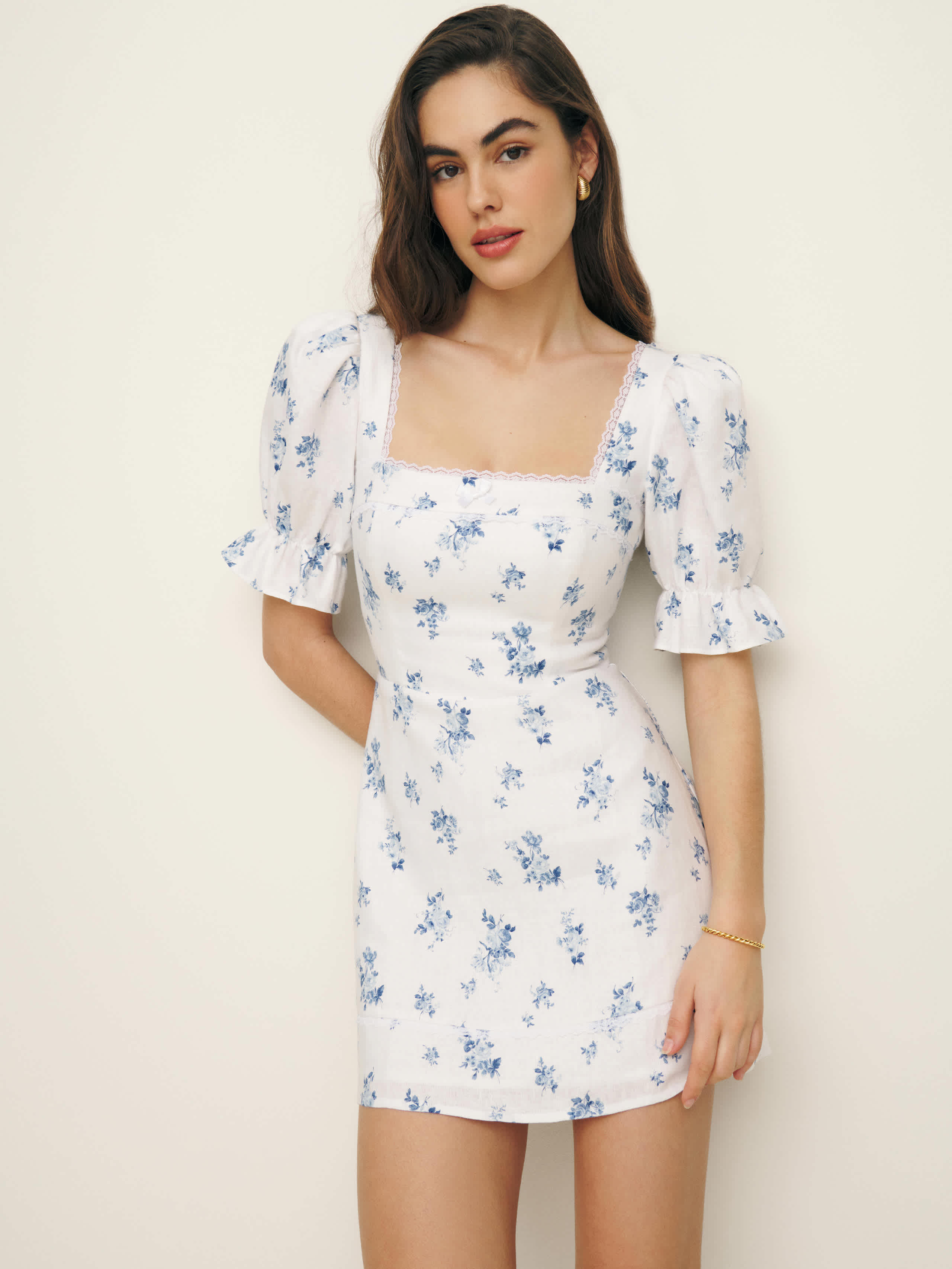 Evianna Linen Dress | Reformation (Global)
