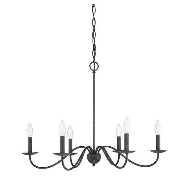 The Gray Barn Lunasa 6-light Chandelier with Aged Iron | Bed Bath & Beyond