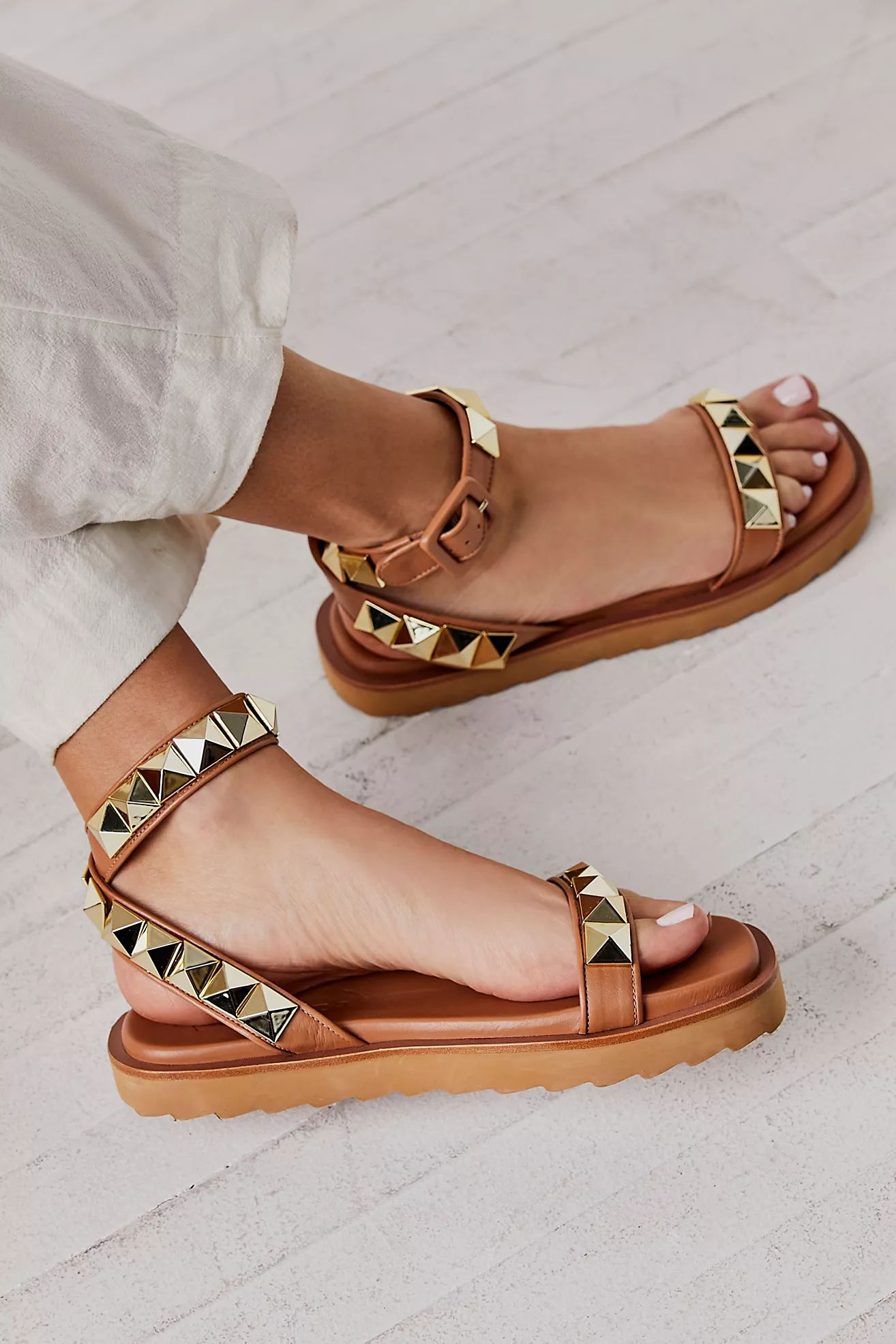 Leon Studded Sandals | Free People (Global - UK&FR Excluded)
