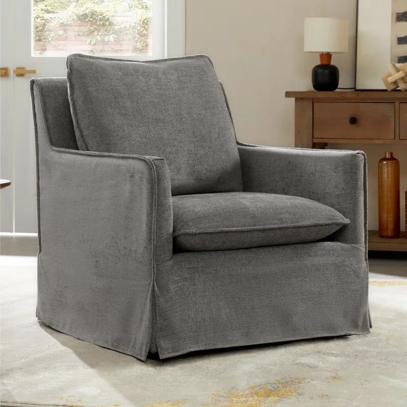 Carryn 33'' Wide Slipcovered Armchair | Wayfair North America