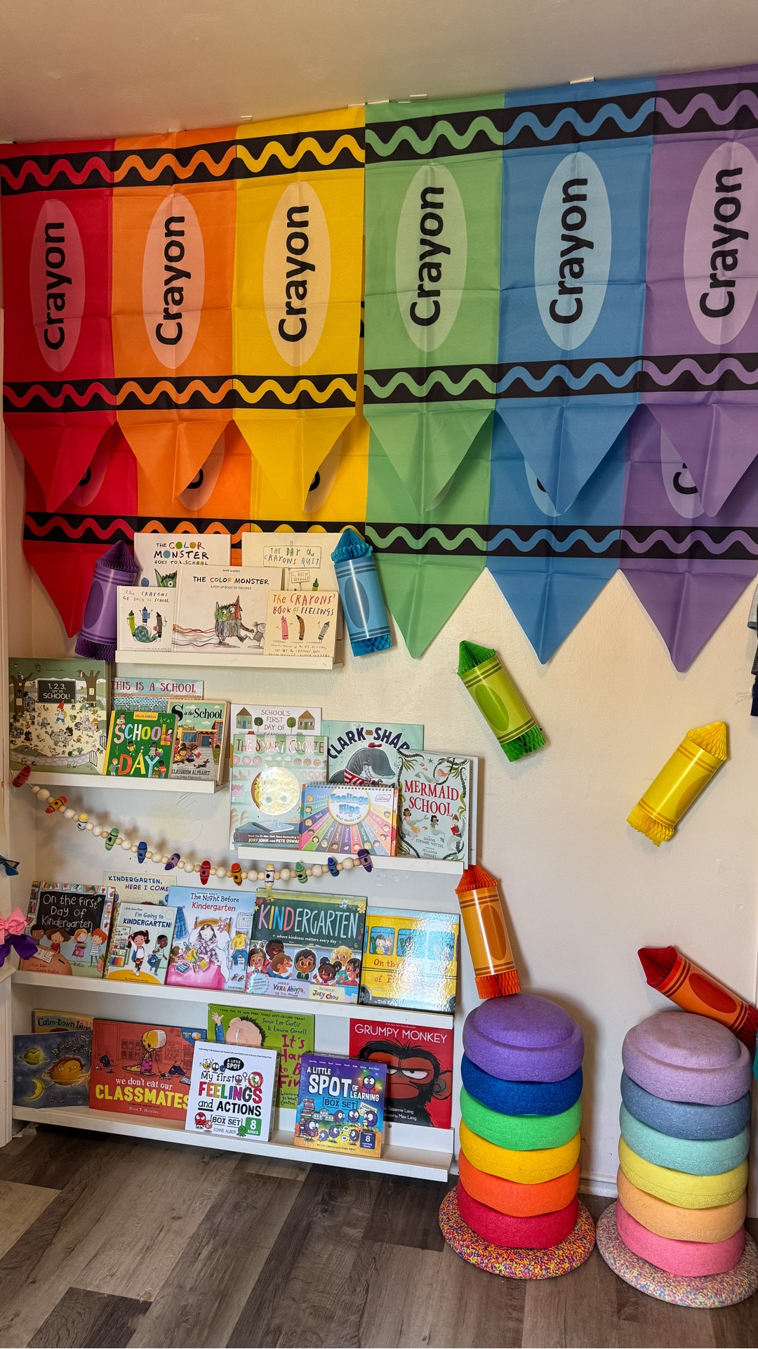 Back to school shelfie.

The kids are back to school and we all need a little support. You can tell that Kindergarten has been the biggest transition for us! 

This is the time that big feelings show up and show out! Our SEL books stay within reach all year but this is when I highlight them to prepare.

#LTKSeasonal #LTKKids #LTKFamily