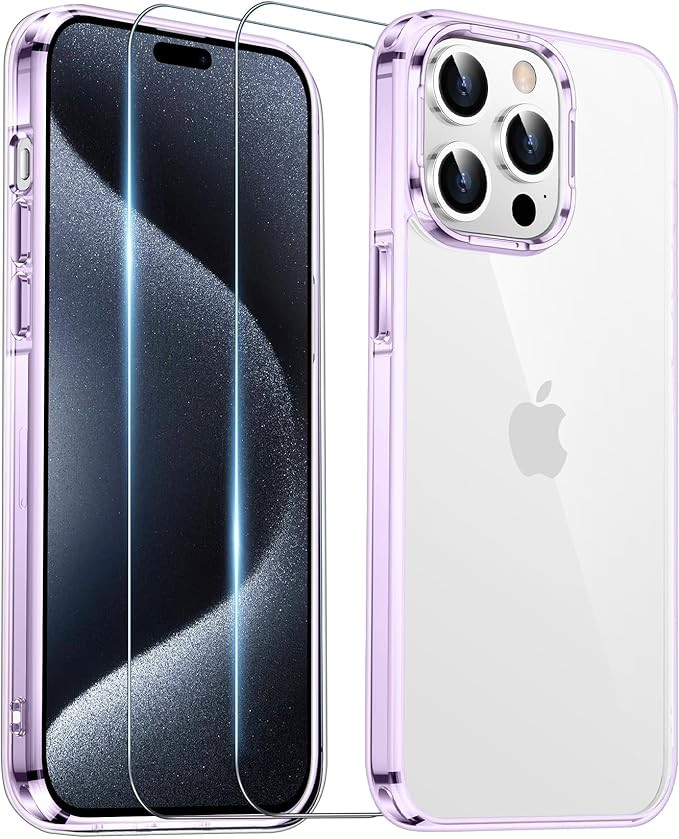 Temdan Designed for iPhone 15 Pro Max Case Clear, [Non-Yellowing] [Military-Grade Drop Protection... | Amazon (US)