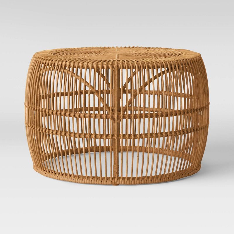 Pyronia Rattan Cage Coffee Table Natural - Threshold™ | Target