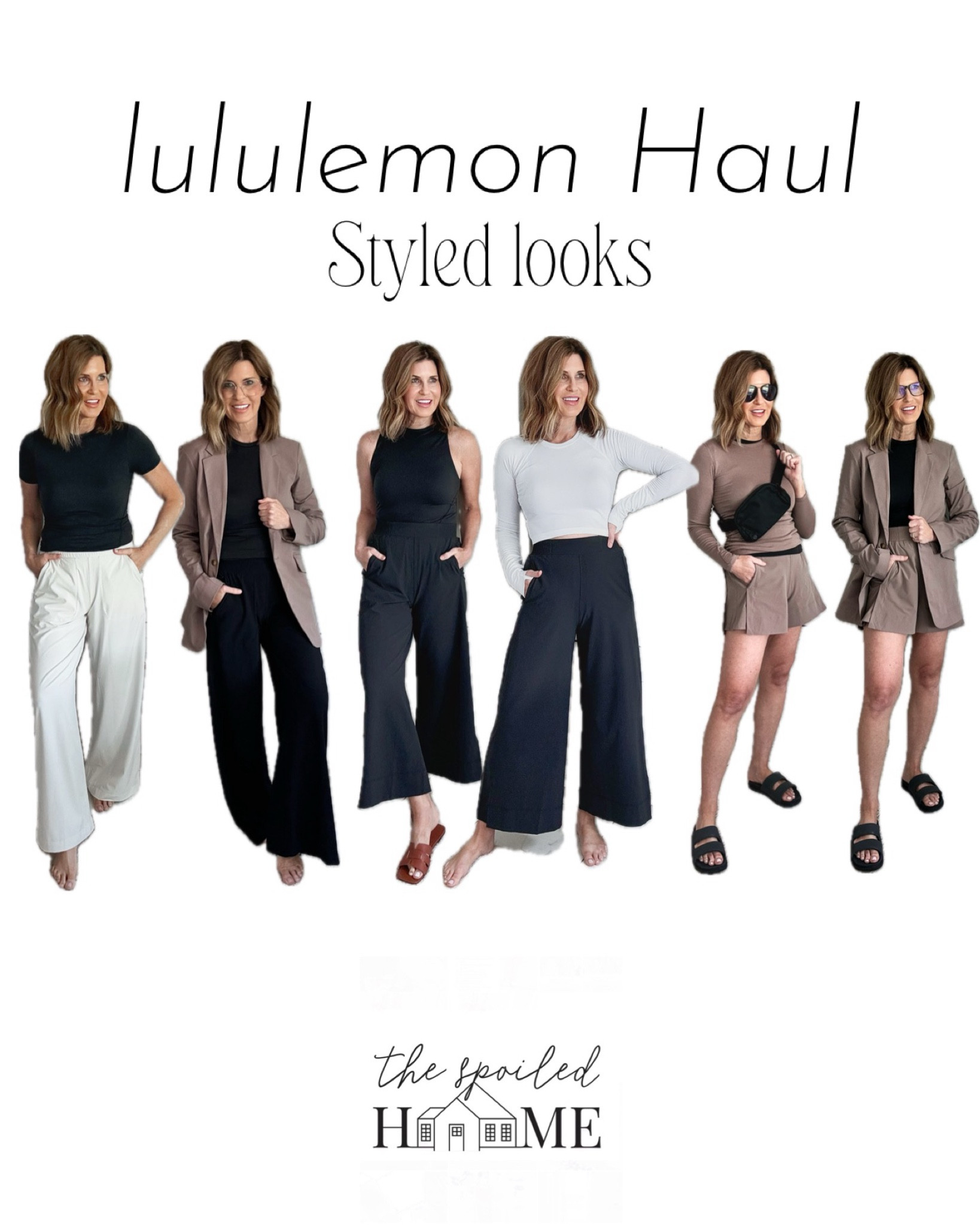 lululemon try-on and styled looks @lululemon #ad #lululemoncreator 
Size 6 or small in tops and size 6 or small in bottoms. In the Restfeel Women’s Sandals, I sized down to a 7. 

#LTKActive #LTKOver40 #LTKStyleTip