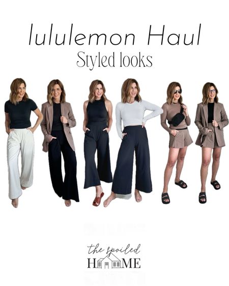 lululemon try-on and styled looks @lululemon #ad #lululemoncreator 
Size 6 or small in tops and size 6 or small in bottoms. In the Restfeel Women’s Sandals, I sized down to a 7. 

#LTKActive #LTKOver40 #LTKStyleTip