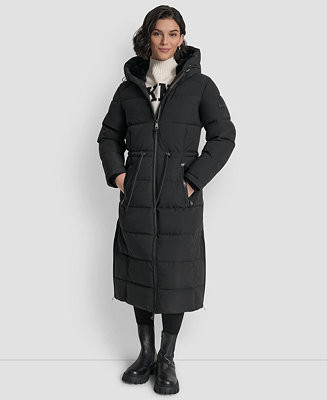Women's Hooded Anorak Maxi Puffer Coat | Macy's