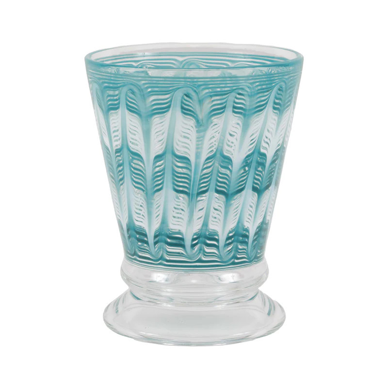 Donatello Glasses, Turquoise (Set of 6) | Cabana Magazine