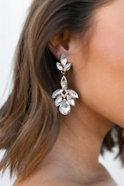 Sasha Statement Drop Earrings - Gold | Petal & Pup (US)