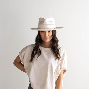 Arlo Straw Teardrop Fedora | Gigi Pip