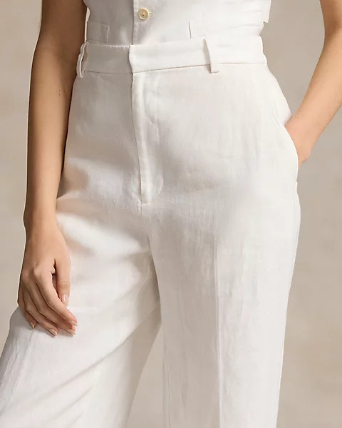 Linen Wide-Leg Trouser | Ralph Lauren (UK)