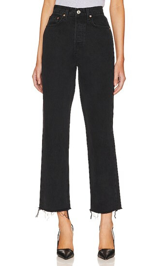 Cassidy Mid Rise Straight in East Side | Revolve Clothing (Global)