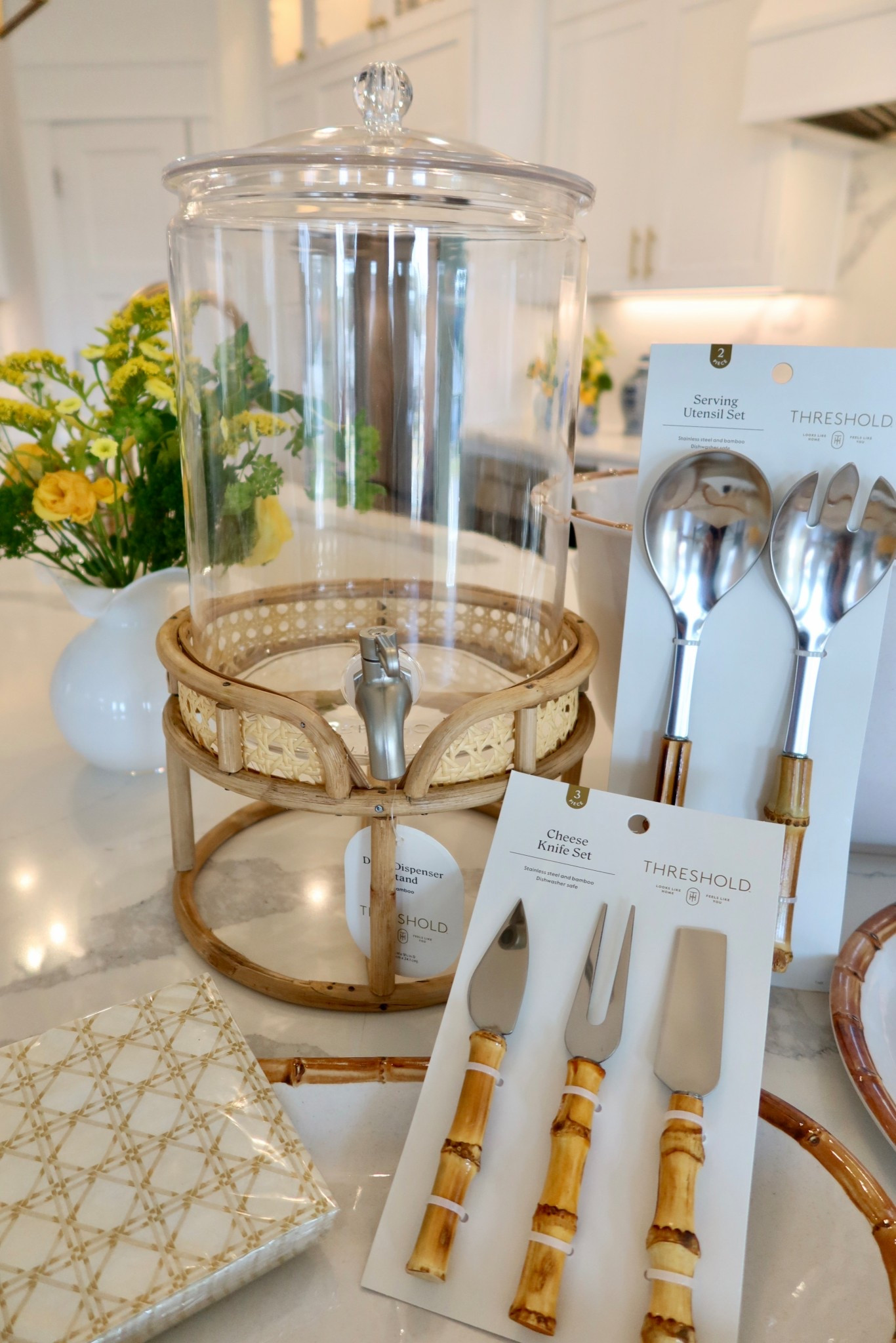 The cutest beverage dispenser I’ve seen!! Perfect for spring and summer hosting! 

#LTKHome #LTKSeasonal