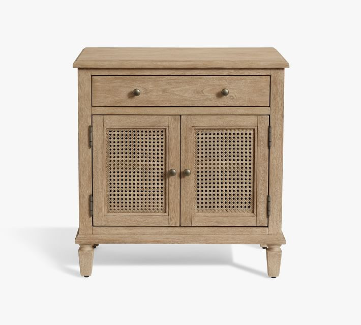 Sausalito Cane Cabinet Nightstand | Pottery Barn (US)