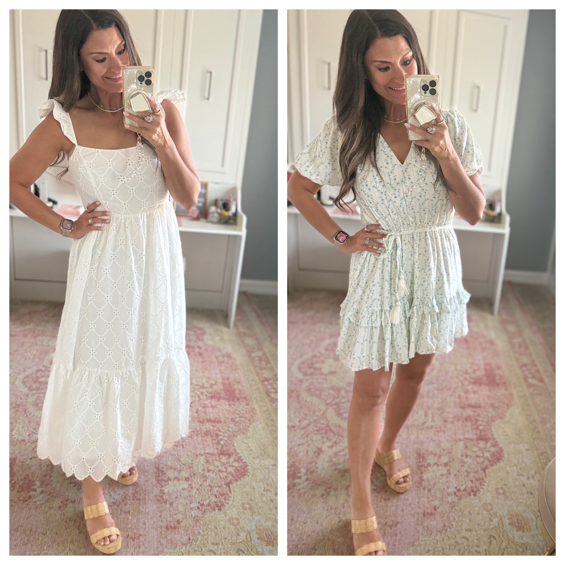Two gorgeous dresses from @nordstromrack for summer #nordstromrackpartner #rackscore