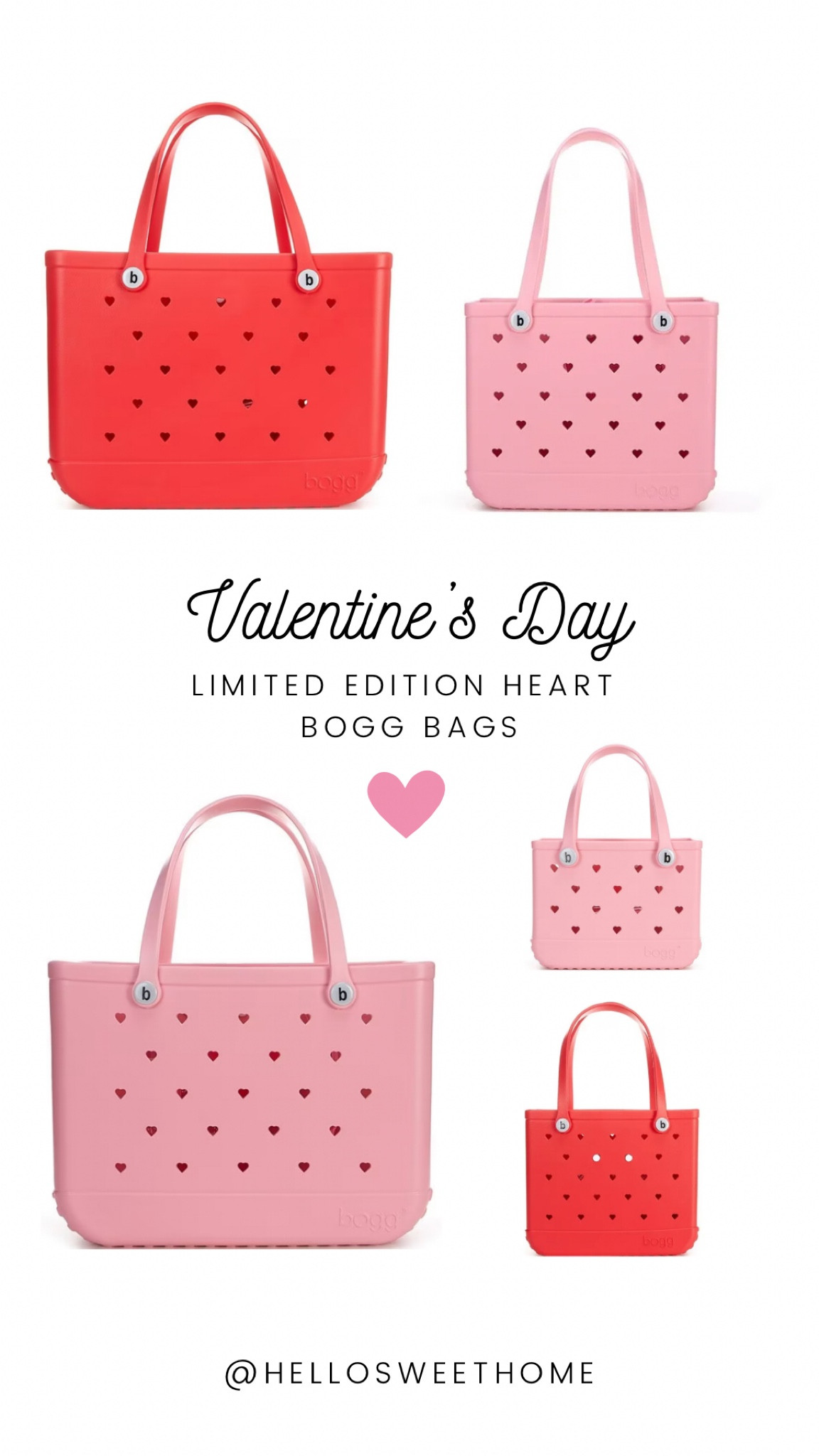 Bogg Bags Limited Valentines Day 
Heart Edition 

#LTKtravel #LTKSeasonal #LTKGiftGuide