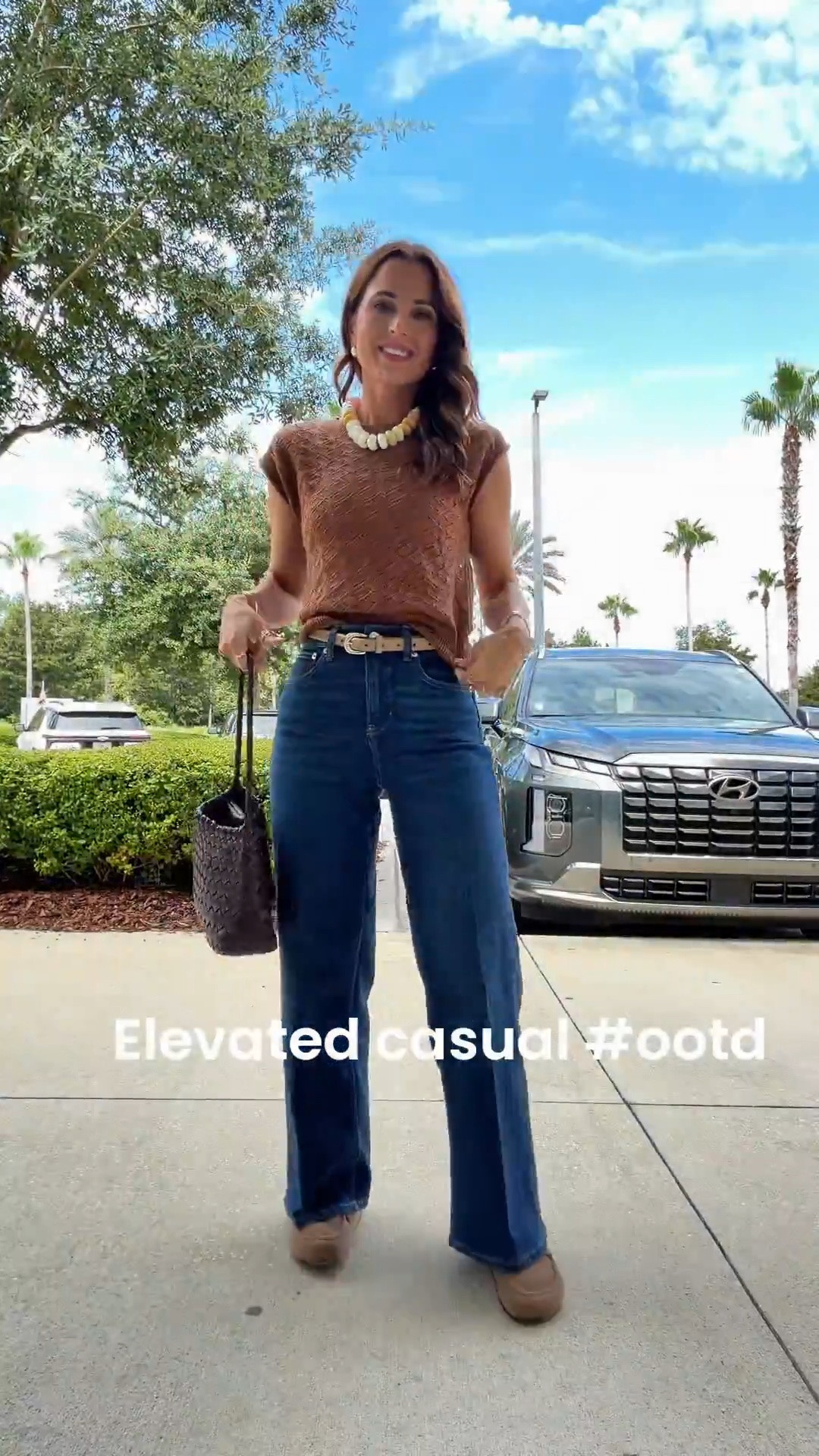 Rothy’s The Penny Clog! Whole sizes only - I’m a 6.5 and sized down to a 6 per reviews! Machine washable clogs! Feels like walking on a cloud. Fall outfits. Fall style. Elevated casual outfit. Mom outfit. Everyday outfit. Summer outfit. XS in sweater top and XS petite in wide-leg jeans.

#LTKootd #LTKPetite #LTKWorkwear