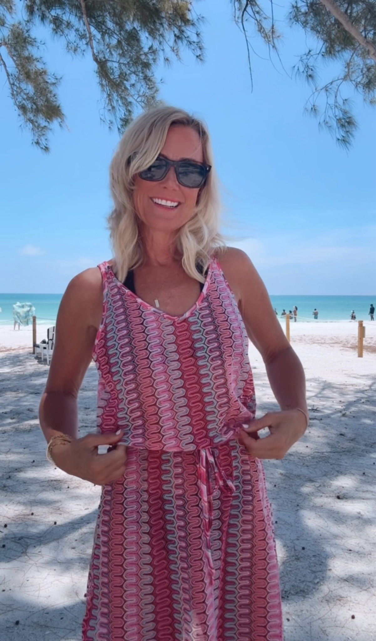 Love this darling cover-up! Perfect with so many suit options.

Suit: small 
Cover-up: medium

#LTKSeasonal #LTKOver40 #LTKootd