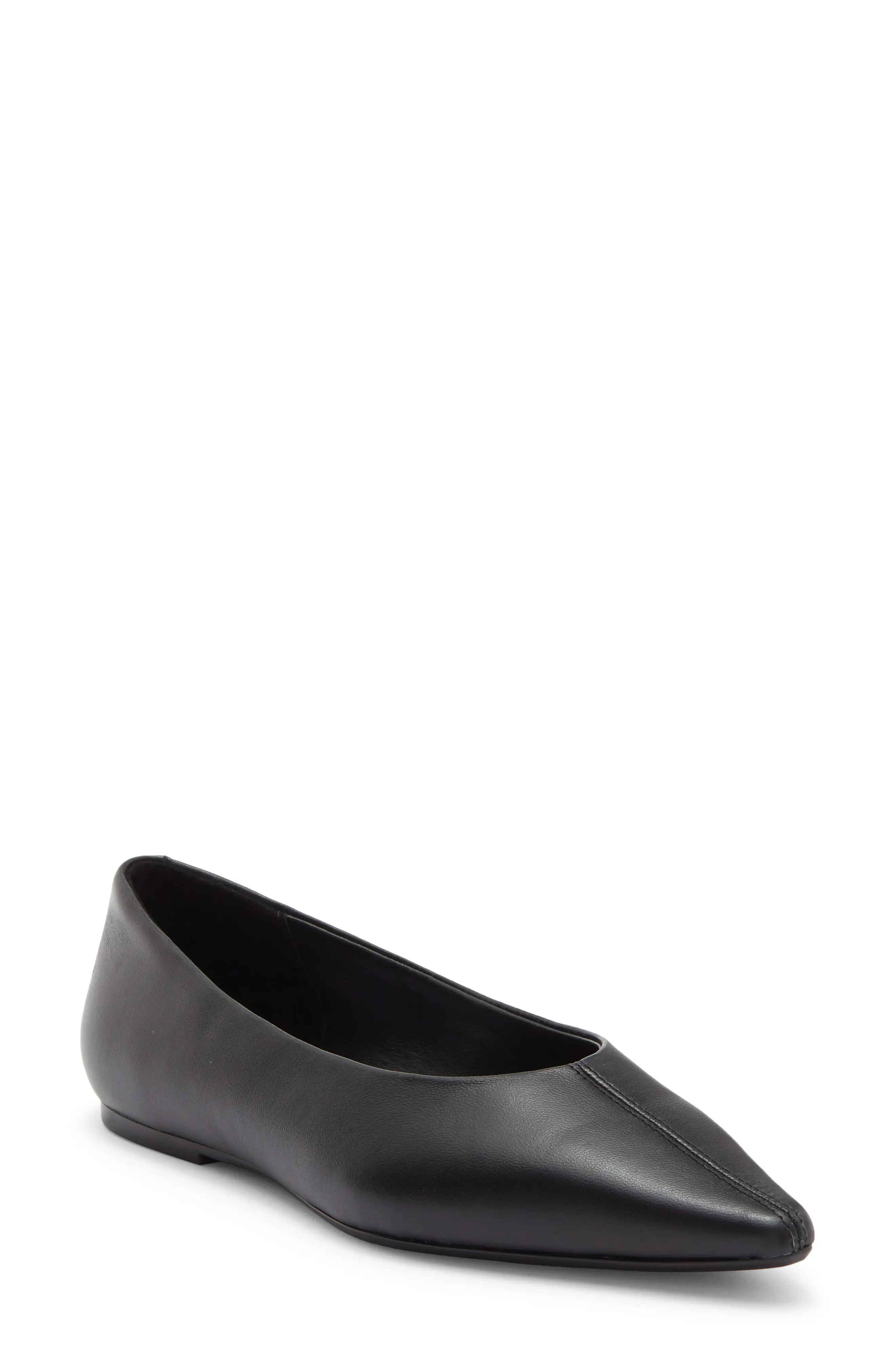 Steve Madden Bekah Pointed Toe Flat in Brown Suede at Nordstrom Rack, Size 10 | Nordstrom Rack