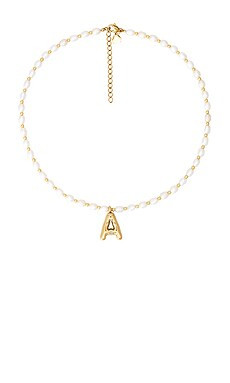 Dainty Ren Bubble Initial Necklace
                    
                    petit moments | Revolve Clothing (Global)