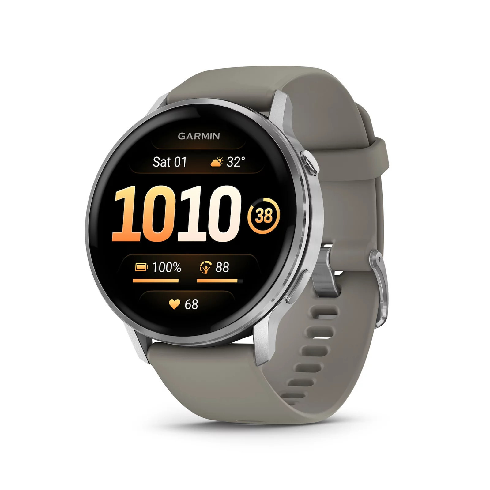 Garmin Venu 4 Smartwatch with Stainless Steel Display, Light Gray | Kohl's