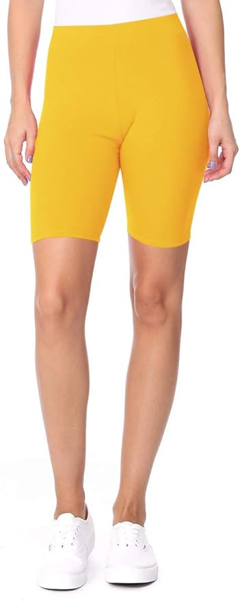 FashionJOA Women's Activewear Workout Cycling Yoga Running Biker Shorts | Amazon (US)