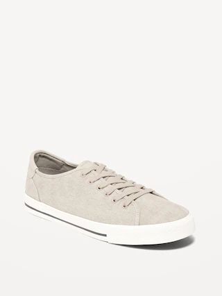 Canvas Lace-Up Sneakers for Men | Old Navy (US)