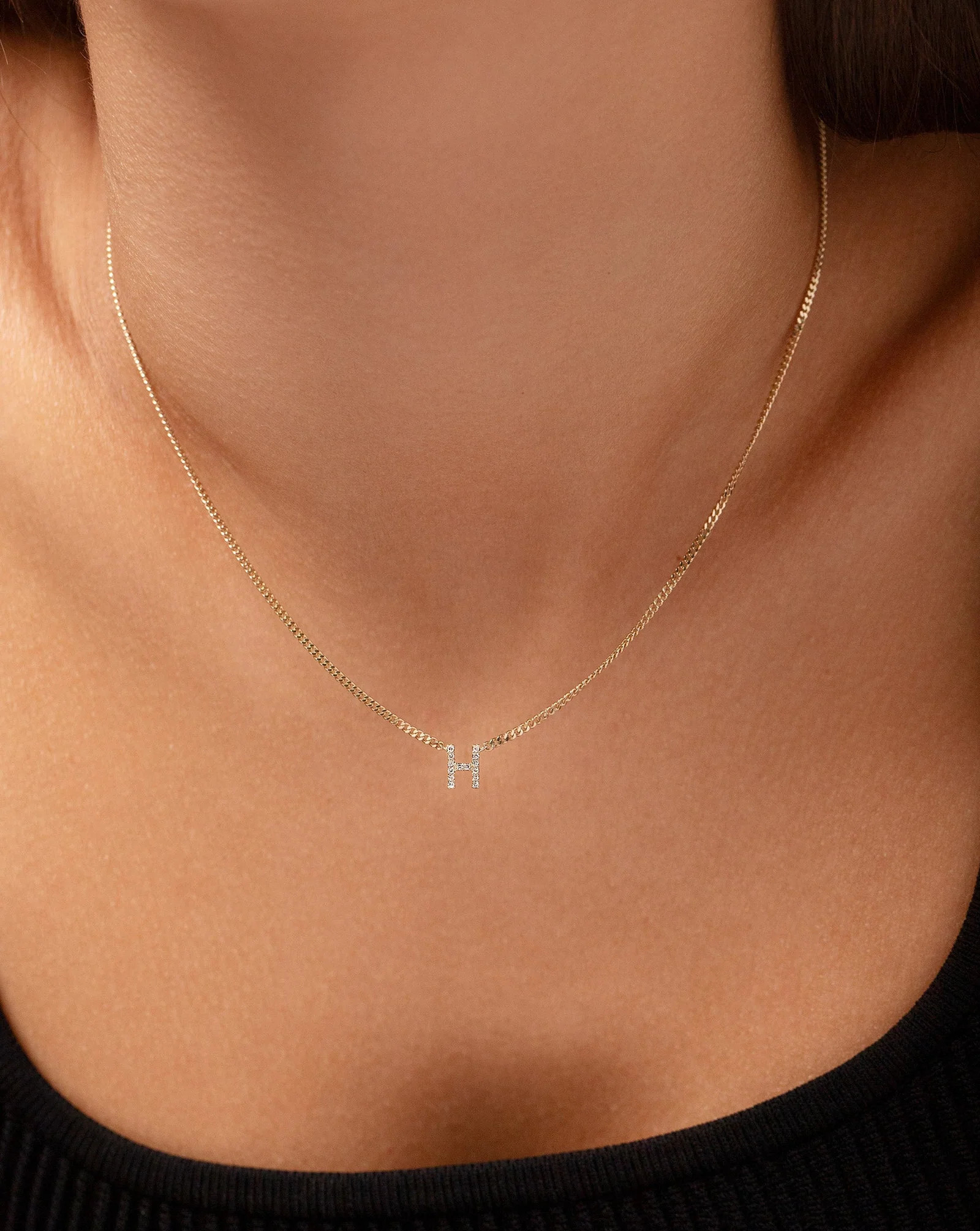 Diamond Initial Necklace | Ring Concierge