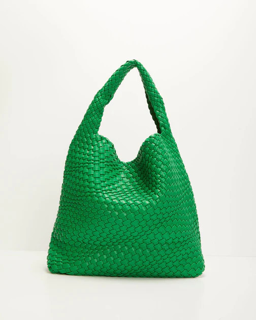 Cadiz Woven Shoulder Bag - Green | VICI