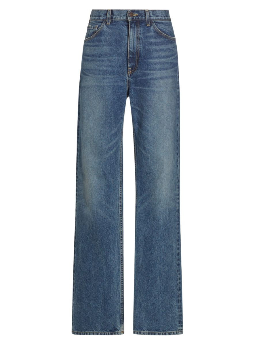 Mitchell High-Rise Straight-Leg Jeans | Saks Fifth Avenue