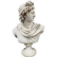 Classical Style Cast Concrete Bust Of Apollo | Etsy (US)