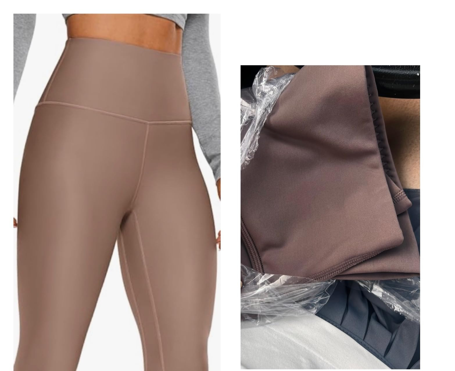 CRZ YOGA Fleece Lined Leggings 25'' - Thermal Casual Lounge Workout Womens Yoga High Waisted Pant... | Amazon (US)