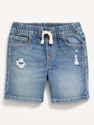 Pull-On Ripped Jean Shorts for Toddler Boys | Old Navy (US)