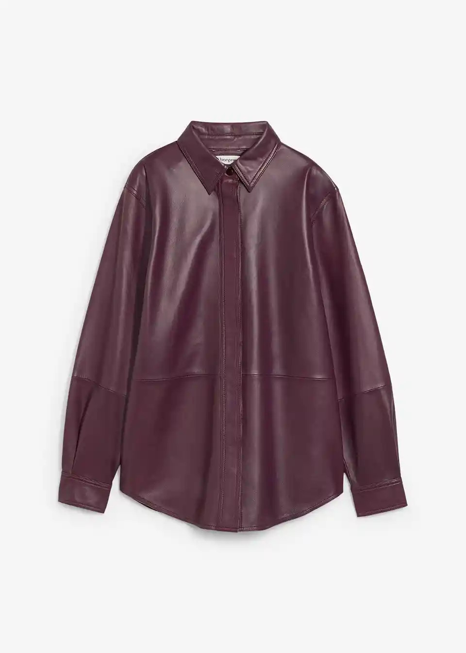 Leder-Hemd aus Lammnappa | Bonprix DE
