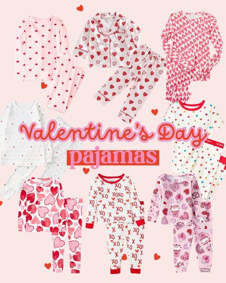 Cute Valentine’s Day pajamas finds! Amazon Finds , Target finds, Walmart finds 😍 Heart pajamas  

#LTKfamily #LTKSeasonal #LTKkids