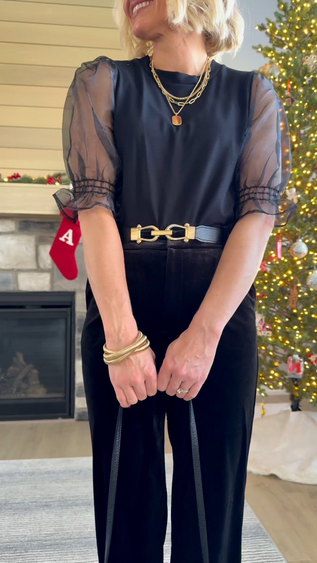 How fun are these velvet pants from @gibsonlook? They are perfect to wear to a Christmas party! Dress them up or down! I’m wearing an xsmall  

#LTKHoliday #LTKSaleAlert #LTKCyberWeek