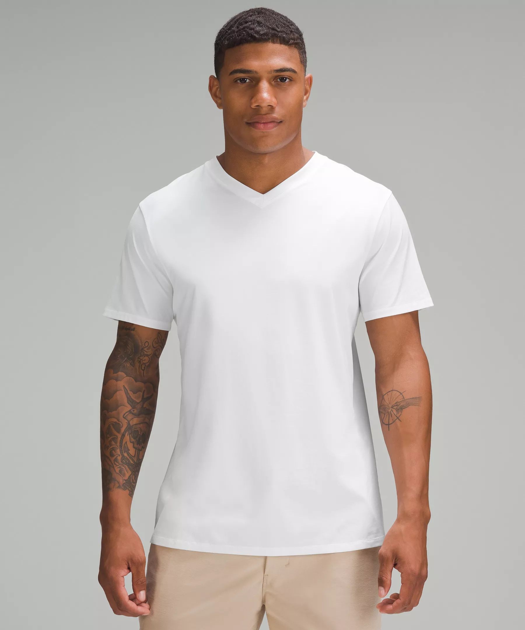 The Fundamental V-Neck T-Shirt | Men's T-Shirts | lululemon | Lululemon (US)
