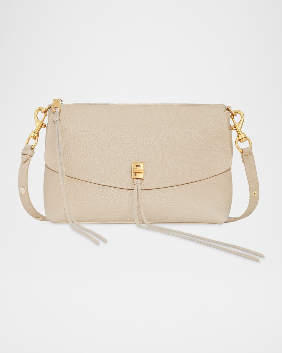 Rebecca Minkoff Darren Zip Leather Shoulder Bag | Neiman Marcus