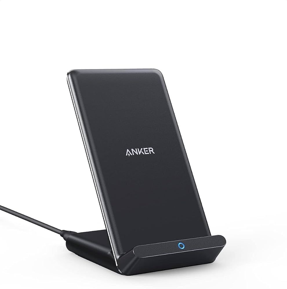 Anker 313 Wireless Charger (Stand), Qi-Certified for iPhone 15/15 Pro/15 Pro Max/14/14 Pro Max, 1... | Amazon (US)