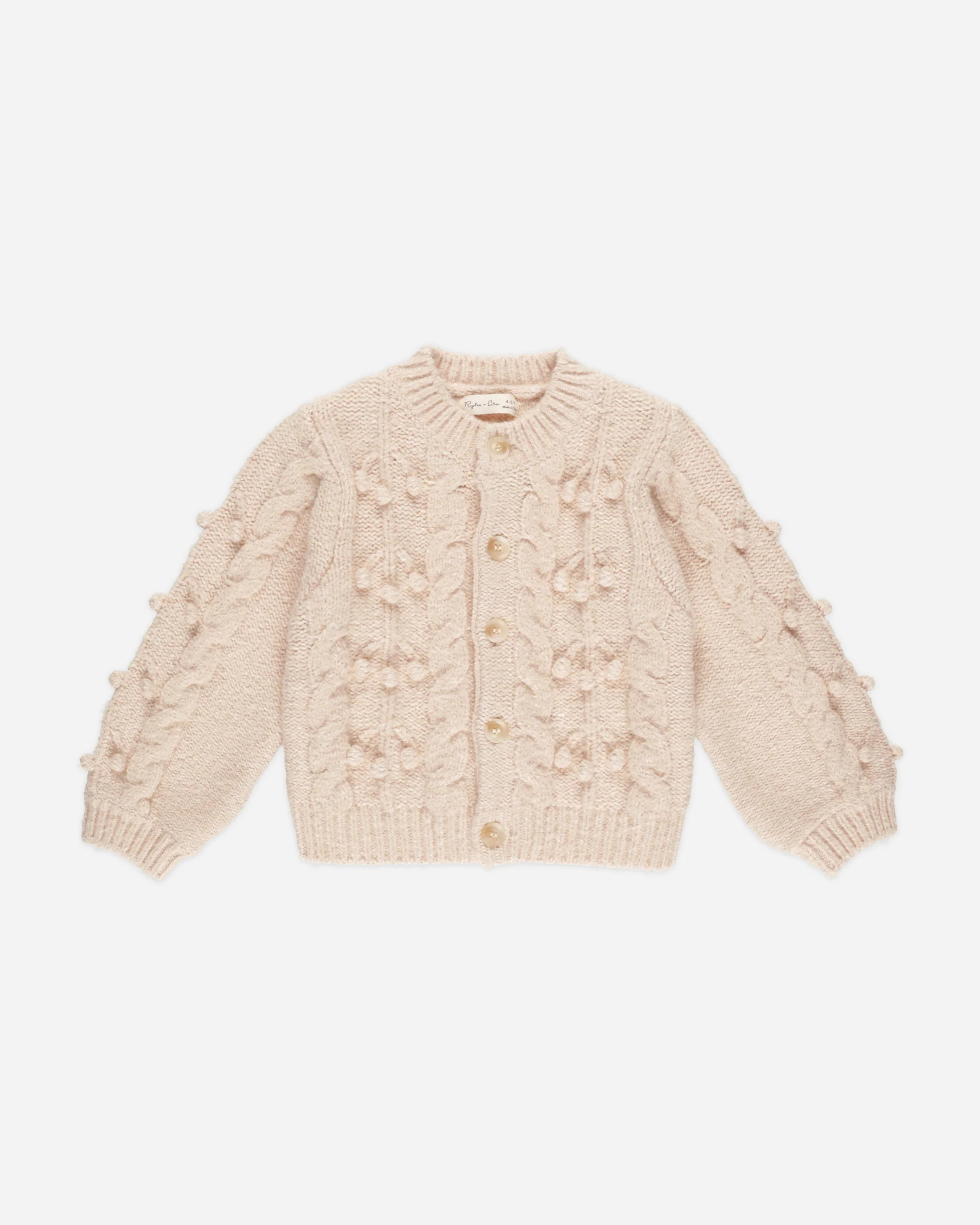 Bobble Cardigan || Shell | Rylee + Cru