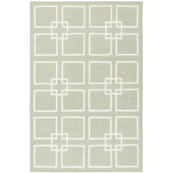 Dance Flatweave Fennelseedgreen Rug | Wayfair North America